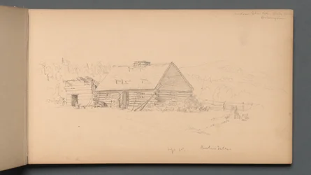 Skitsebog, side 14: Berlin Falls 2. september 1859.