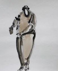 Elegant stående figur