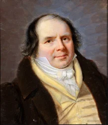 Portræt af en korpulent mand fra Genesis Bourgeoisie Maleri af Santo Panario (1786-1871) Genes, Gallery of Modern Art