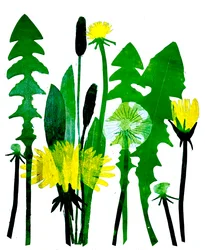 Dandelions, 2024 (olie på plade)