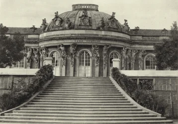 Potsdam, Schloss Sanssouci; Sanssouci Palace (s/h foto)