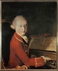 Mozart i Verona (olie på lærred)