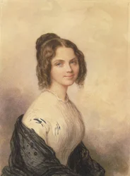 Anne Charlotte Lynch, senere fru Vincenzo Botta, ca. 1847.