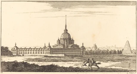 Landskab med Kloster