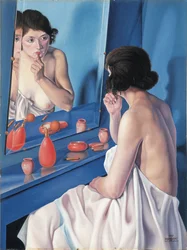 Kvinde foran et spejl, 1927