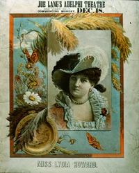 Miss Lydia Howard (farve litho)