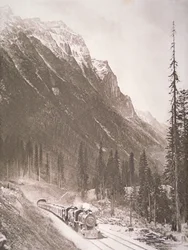Canadian Pacific Railway Train, ca. 1925 (s/h-billede)