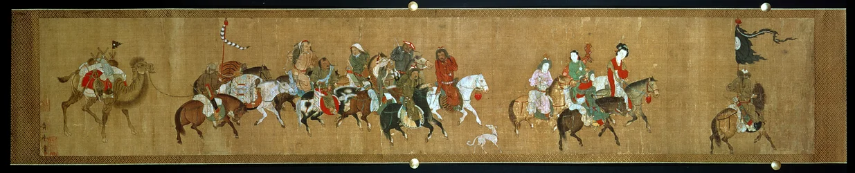 En konvoj af mongoler, kinesere