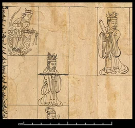 Almanak for AD 978, Dunhuang Mogao, Kina, ca. 978 (blæk på papir)