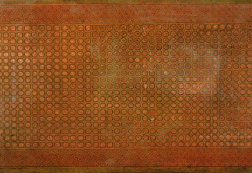Alterbord, Qianlong periode (1736-95) (lakeret træ med jadeindlæg) (detalje af 272130)