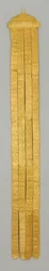 Banderole/tempelhængning, ca. 1700-tallet (silkebrokade)