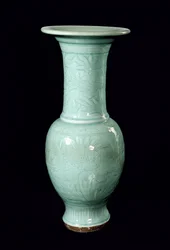 Celadon glaseret vase, Yuan-dynastiet (1260-1368) (keramik)