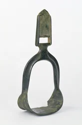 Kinesisk stigbøjle, 6.-7. århundrede (bronze)