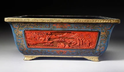Jardiniere, Qianlong periode (1736-95) (lakeret træ) (se også 272176)