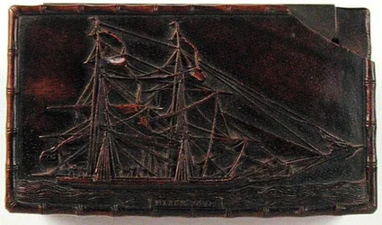 Snusdåse, ca. 1840 (træ)