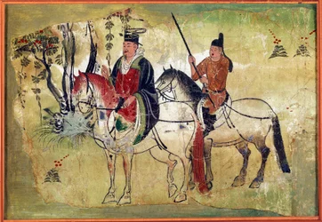 The Celestic Horses of Ferghana Tibetansk manuskript af Touen Houang