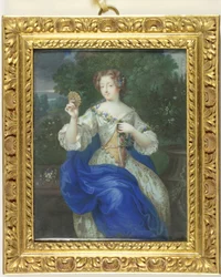 Marie-Angelique Scoraille de Rousille, hertuginde af Fontanges (emalje)