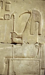 Det gamle Egypten, Vægmaleri/ristning, Guden Thoth, Seti I