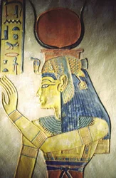 Luxor, Theben: Venstre bred af NIL. Dronningernes dal. Grav for en søn af RAMSES II, XX. dynasti.