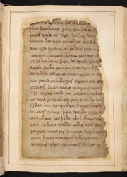 En side med Beowulf fra folioer, nogle gange kaldet 