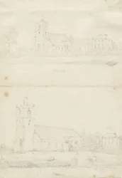 Blymhill Kirke: blyantstegninger, nd [1797] (tegning)