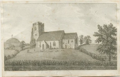 Slotskirken - Kirke: gravering og [?1700-tallet] (tryk)