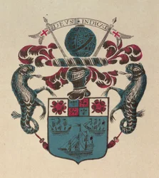 Det Gamle Ostindiske Kompagnis våbenskjold (print)
