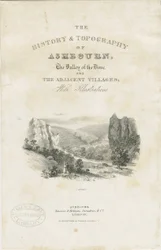 Dovedale - landskab: litografi (vignetter) og [? 1800-tallet] (tryk)