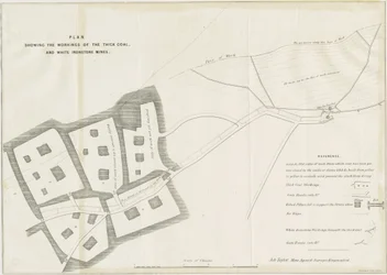Dudley - Mine-bearbejdning: litografi og [?1800-tallet] (tryk)