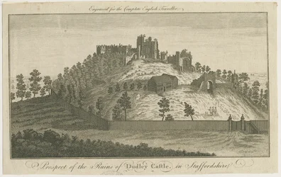Dudley Castle: gravering, nd [c 1780] (tryk)