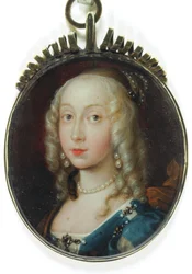 Lady Frances Cavendish, grevinde af Bolingbroke (emalje)