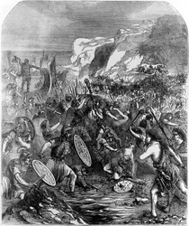 Julius Cæsars landgang (100-44 f.Kr.) i 55 f.Kr