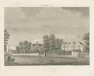 Whittington Hall: gravering