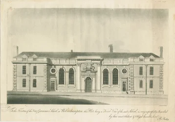 Wolverhampton - Grammar School: gravering, nd [1797] (tryk)