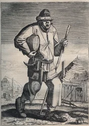 Blækhandler - flamsk gravering