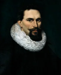 Portræt af Maurice af Nassau (1567-1625), Prins af Orange, greve af Nassau. Anonymt maleri, flamsk skole (olie på lærred)