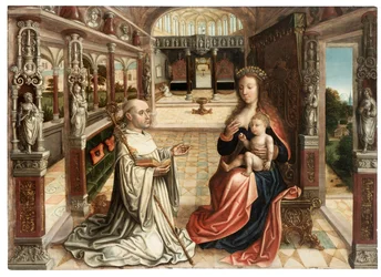 The Miracle of Lactation (olie på panel)