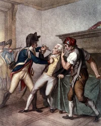 Anholdelse af Maximilien de Robespierre den 27. juli