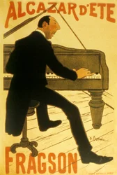 H. Fragson på Alcazar Summer Cabaret (litho)