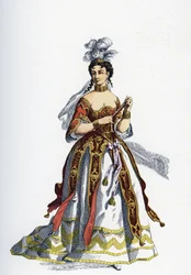 Prinsessen af Elide - Illustration til færdige kunstværker af Moliere -