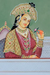 Miniaturemaleri af moguldronningen Mumtaz Mahal