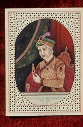 Portræt af Akbar
