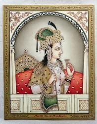 Portræt af Arjumand Banu Begum (d.1631) Mumtaz-i Mahal