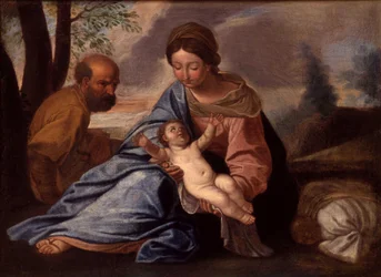 Den hellige familie. n.d. (olie på lærred)