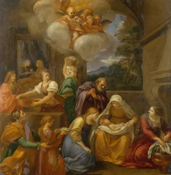 Johannes Døberens fødsel (olie på kobber)
