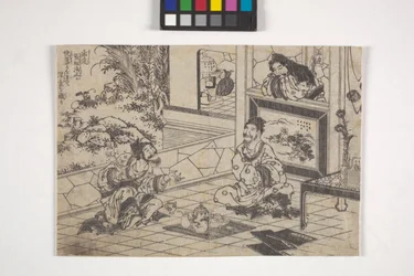 Illustration af helte (træblok)