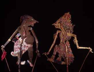 Wayang Kulit. Java dukker. Jean Francois Hubert samling. Paris