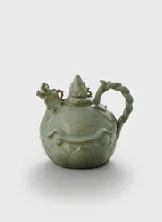 Ewer (stentøj med celadon glasur)