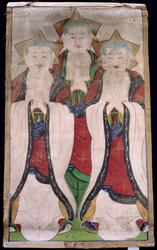 Sambul jeseok (naturligt pigment på silke)
