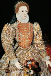Dronning Elizabeth I, ca. 1575 (olie på panel)